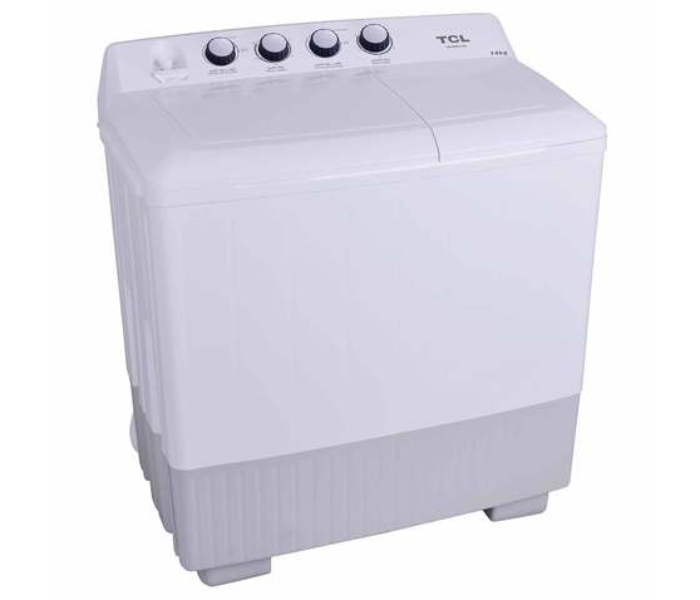 TCL TM-WM14-80 7.5Kg Twin Tub Washing Machine - White - Zoom Image