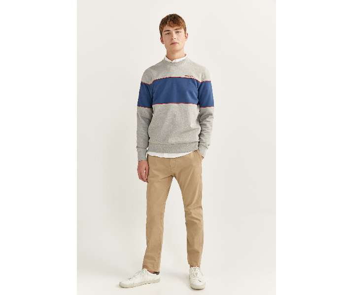 Springfield SS20 Knitwear Sweatshirt Medium - Blue and Grey - Zoom Image 1