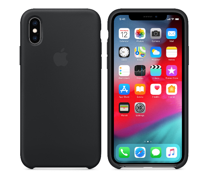 IQ Silicone Case Protector for Apple Iphone XS Max - Majestic Black - Zoom Image 2