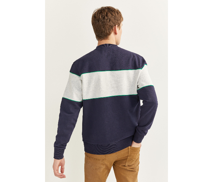 Springfield SS20 Knitwear Sweatshirt Small - Blue and White - Zoom Image 3