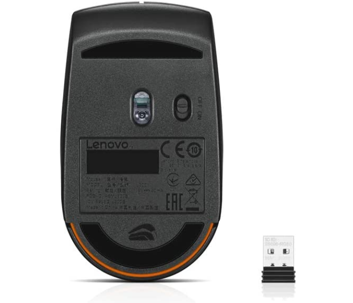 Lenovo 300 Wireless Compact Mouse GX30K85315 - Black - Zoom Image 6