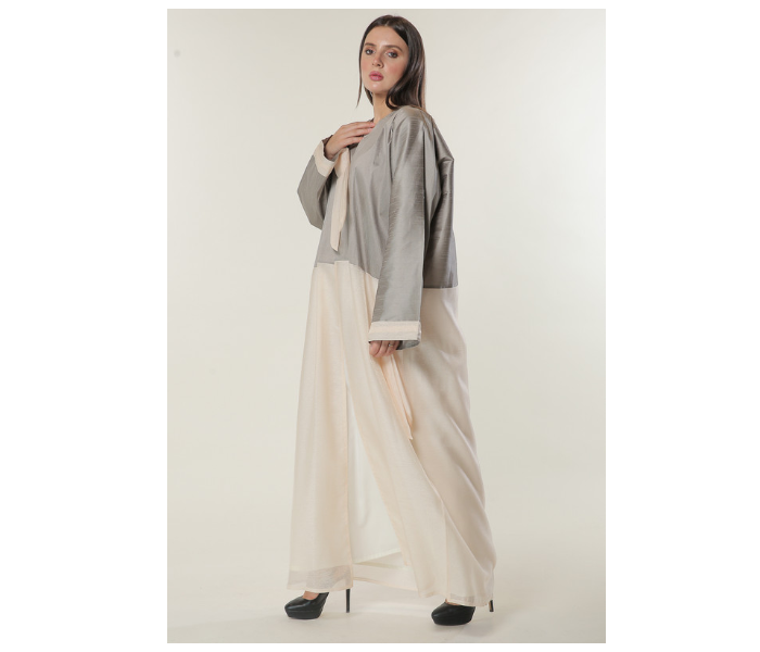 Moistreet Extra Small Colorblock Casual Abaya - Zoom Image 2