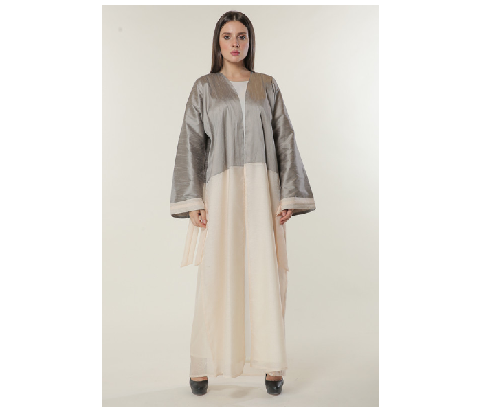 Moistreet Large Colorblock Casual Abaya - Zoom Image 1