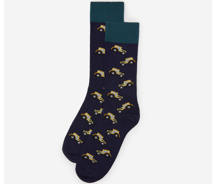 Springfield SS20 Fancy Socks X-Small For Men - Navy Blue - Zoom Image 1