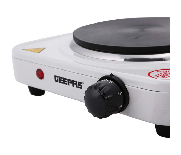 Geepas GHP32013 1000W Electric Single Hotplate - White and Black - Zoom Image 3