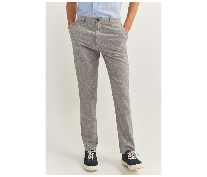 Springfield SS20 Solid Sport Trousers Chinos EU 44 For Men - Grey - Zoom Image 1