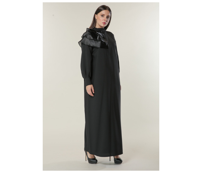 Moistreet Double XL Black Princess Abaya - Zoom Image 1