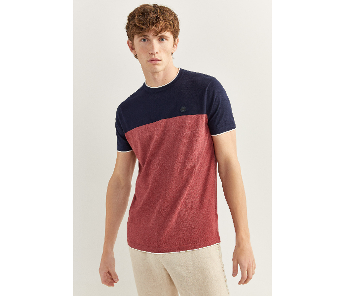 Springfield SS20 Polo T-Shirt Large For Men - Dark Peach - Zoom Image 2