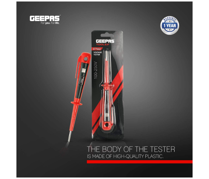 Geepas GT7662 Voltage Tester Red - Zoom Image 2