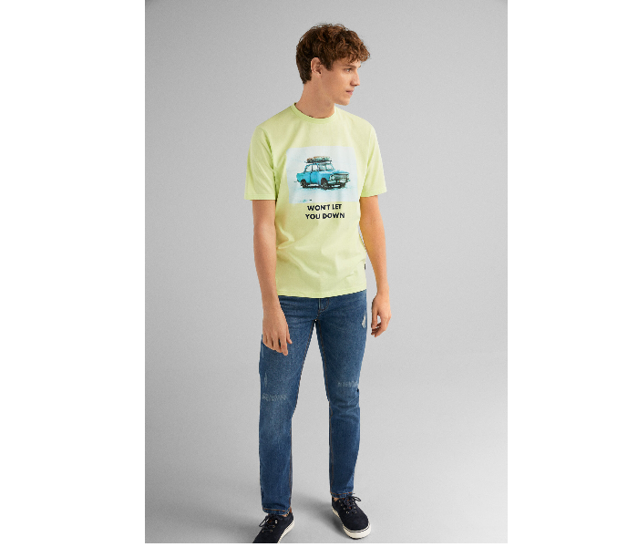 Springfield SS19 SPF Printed Short Sleeve T-shirt XXXL - Yellow - Zoom Image 3