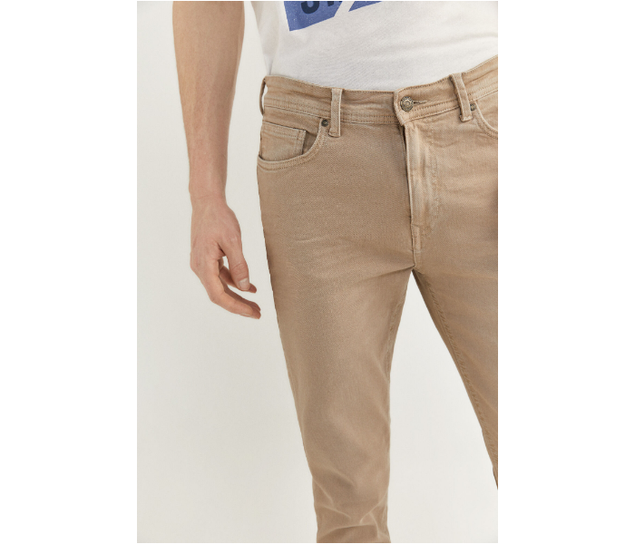 Springfield SS20 5 Pockets Cotton Sport Trousers EU 32 For Men – Light Brown - Zoom Image 4