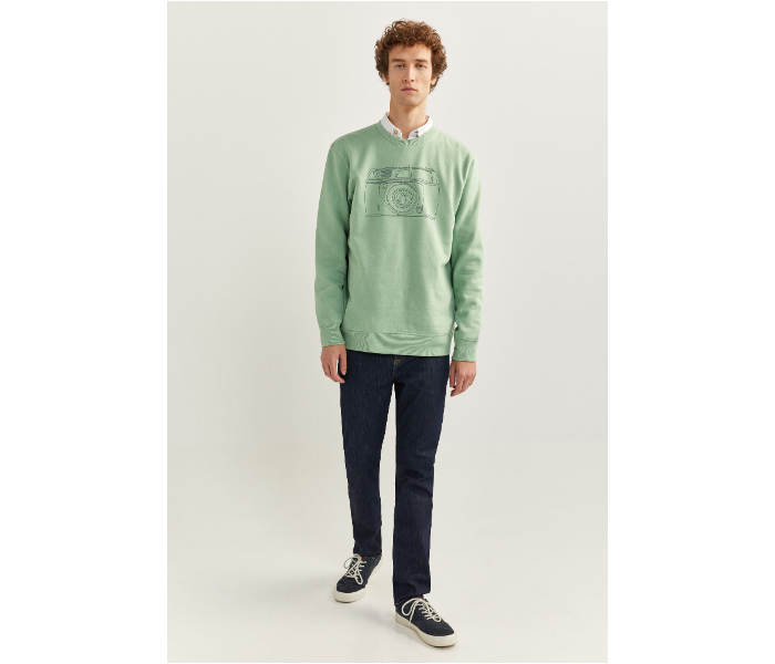 Springfield SS20 Knitwear Sweatshirt Medium - Green - Zoom Image 2