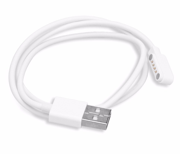 Pin Pogo Charger Cable Magnetic Cable for Smart Watch -White - Zoom Image 3