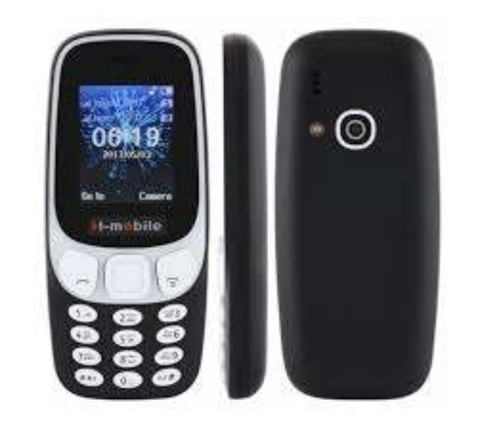 H-mobile 3310 1.7-inch Dual SIM 2G 0.3MP Camera Phone - Black (blocked) - Zoom Image