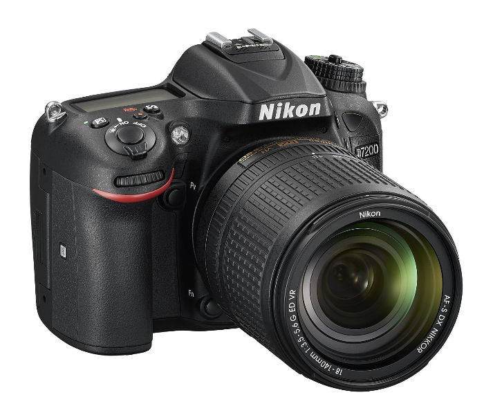 Nikon D7200 24.2MP DSLR Camera with AF-S 18-140 mm VR Kit Lens - Black - Zoom Image 2