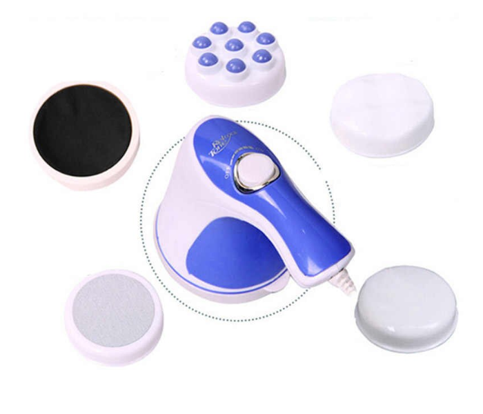 Relax 5 in 1 Fat Burner Tone Spin Body Massager - White - Zoom Image 2