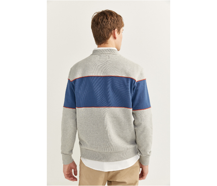 Springfield SS20 Knitwear Sweatshirt Small - Blue and Grey - Zoom Image 4