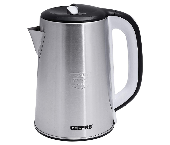 Geepas GK38028 2.5L Electric Kettle -Silver - Zoom Image 1