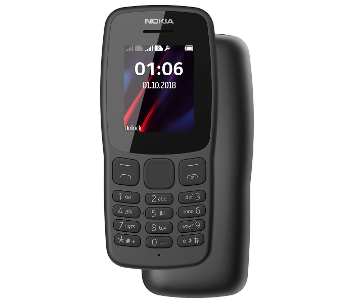 Nokia 106 Dual Sim Mobile Phone - Black - Zoom Image 3