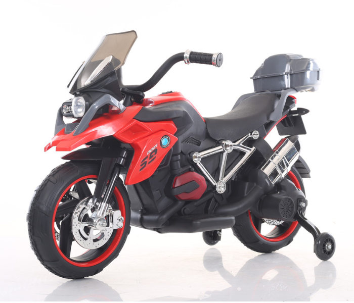 Babylove 29-9001A Babylove Motor Cycle With Mp3 TF USB Player - Red - Zoom Image 2