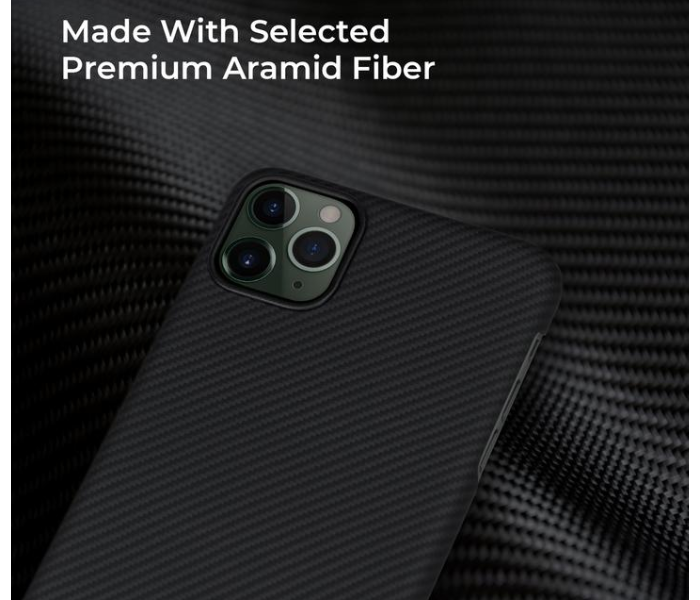 Pitaka 5.8 inch Air Case for iPhone 11 Pro - Black and Grey Twill - Zoom Image 4