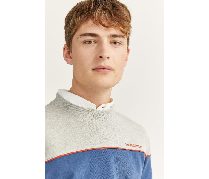 Springfield SS20 Knitwear Sweatshirt Small - Blue and Grey - Zoom Image 3