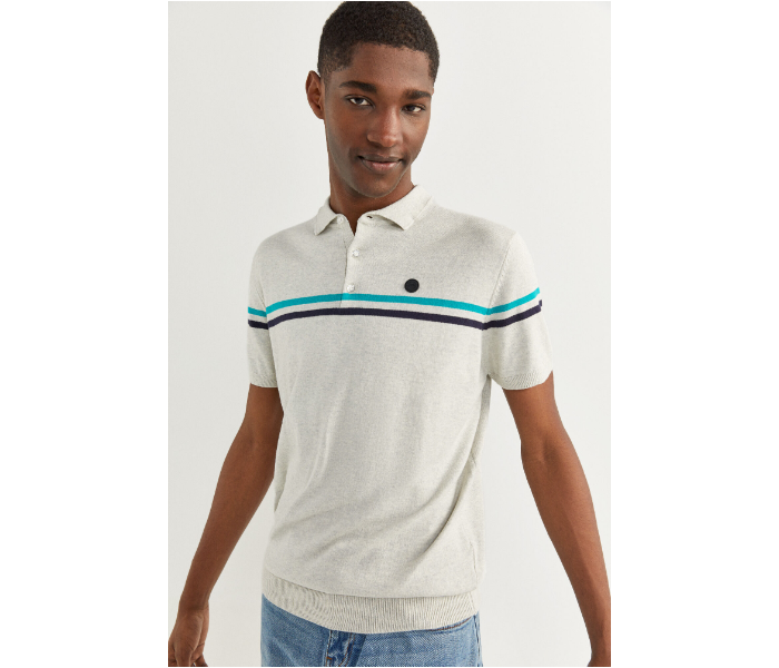 Springfield SS20 Polo T-Shirt XX-Large For Men – Light Cream - Zoom Image 1