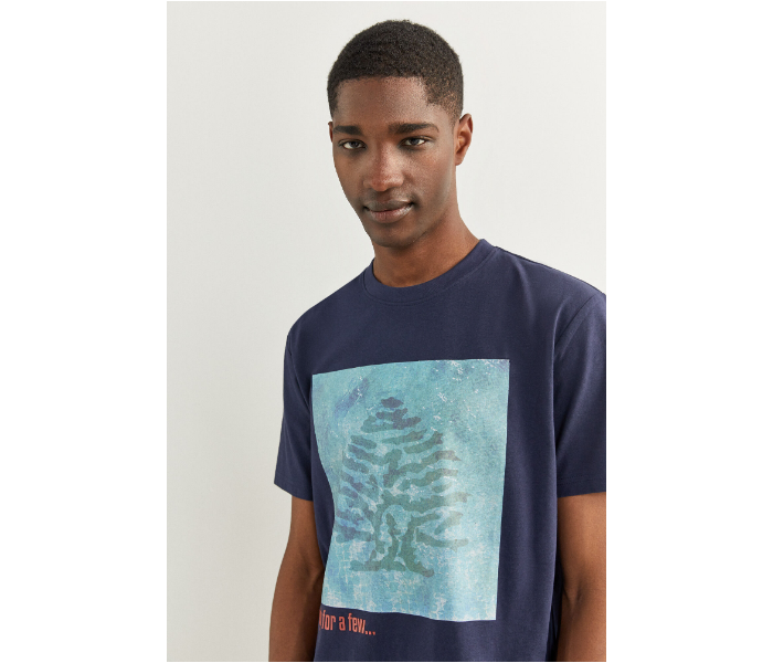 Springfield SS20 SPF Short Sleeve T-shirt Small - Navy Blue - Zoom Image 3