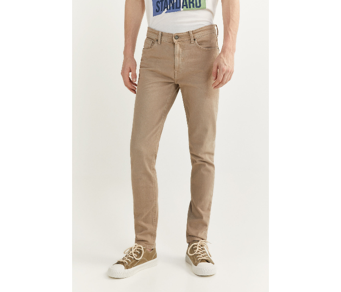 Springfield SS20 5 Pockets Cotton Sport Trousers EU 34 For Men – Light Brown - Zoom Image 2