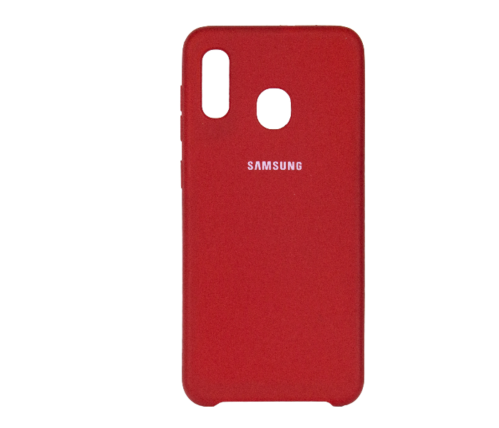 IQ Silicone Case Protector for Samsung A30 - Cardinal Red - Zoom Image