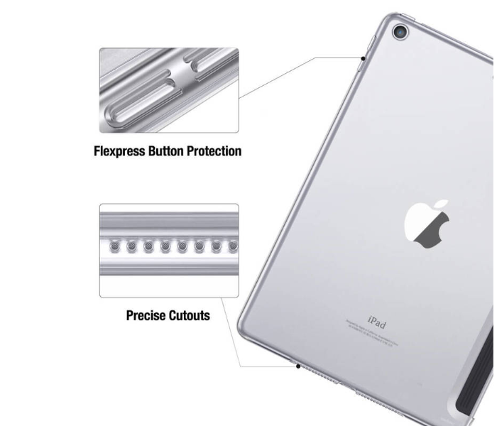 ESR iPad 2017 and 2018 9.7 Inch Yippee Shell Back Case - Clear - Zoom Image 4