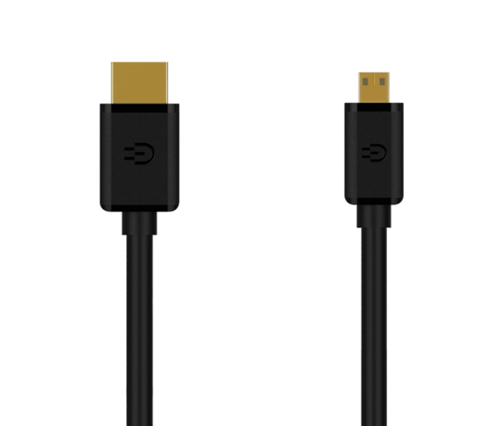 Eugizmo 1.5 Meter Cablink HDMI-A to HDMI-D Micro Cable - Black - Zoom Image 1