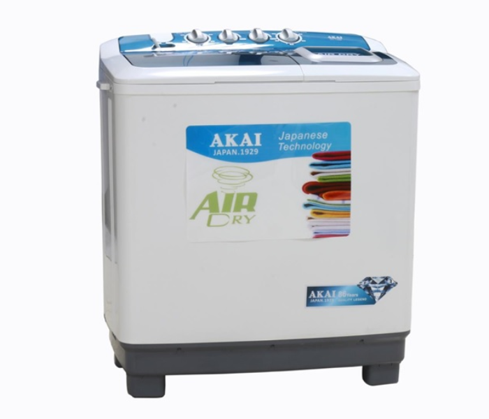 Akai ATT-1100M 11Kg Twin Tub Semi Automatic Washing Machine - Blue and White - Zoom Image