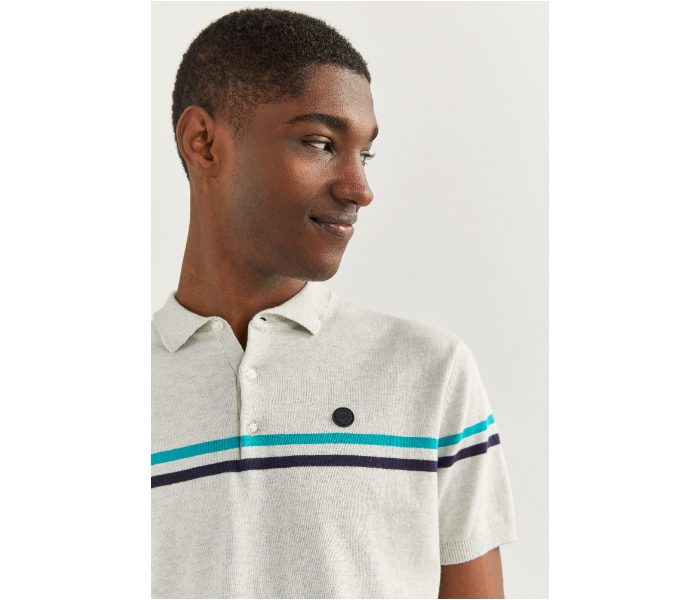 Springfield SS20 Polo T-Shirt X-Large For Men - Light Cream - Zoom Image 2