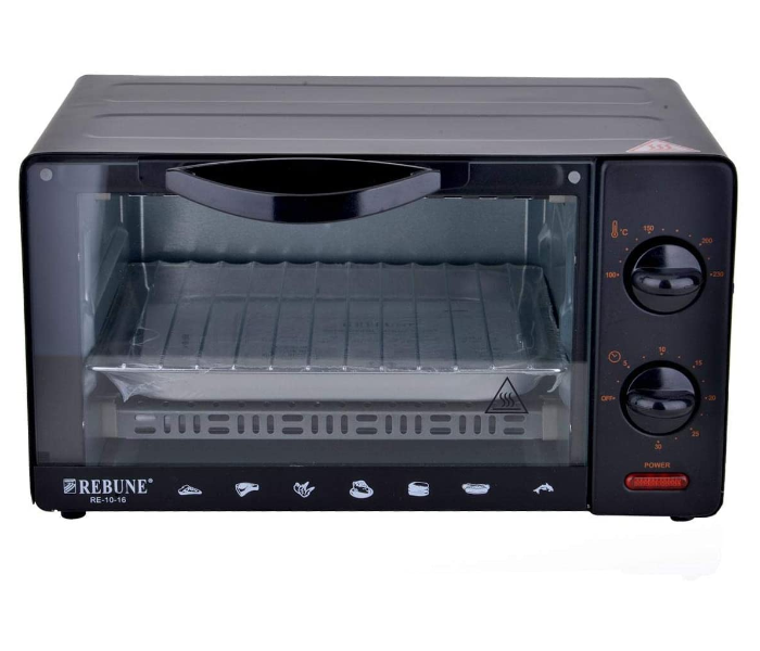 Rebune RE-1016 10 Liter Electric Oven - Black - Zoom Image