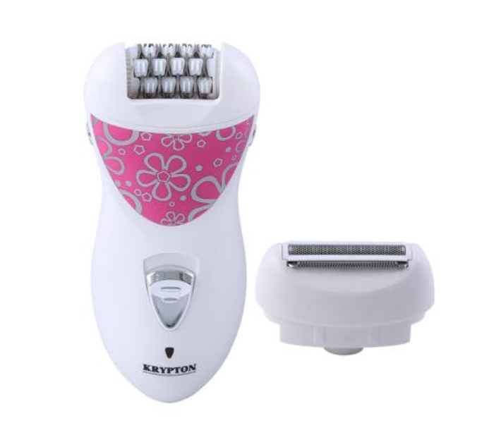 Krypton KNLE5113 2 in 1 Rechargeable Epilator and Lady Shaver - White and Pink - Zoom Image 1