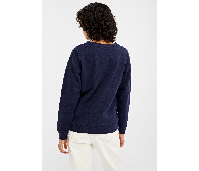 Springfield SS20 Full Sleeve Sweat Shirt Medium For Women - Dark Blue - Zoom Image 2