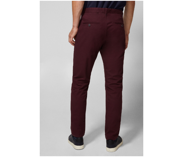 Springfield AW18 Sport Trousers Chinos EU 46 For Men – Wine Red - Zoom Image 4