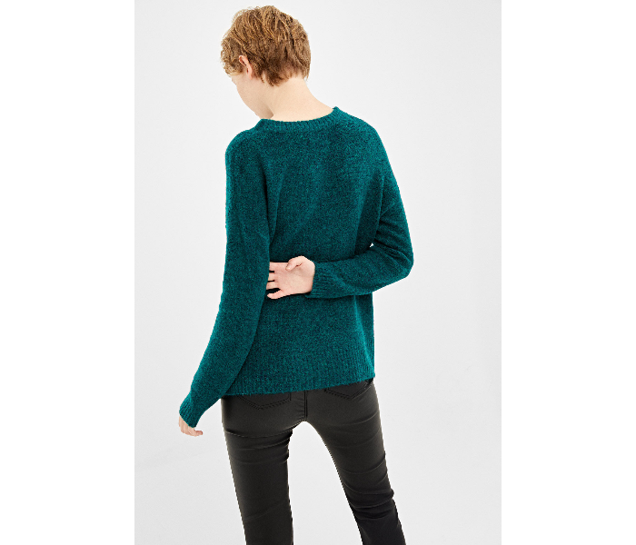 Springfield AW19 Long Sleeve Knitwear Small For Women – Dark Green - Zoom Image 4