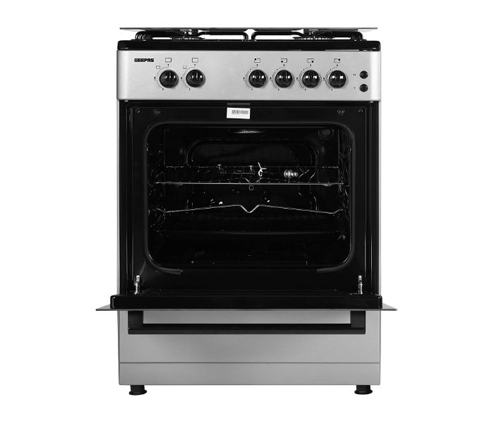 Geepas GCR6067FBST 60x60 4Gas Free standing Cooking range - Black - Zoom Image 3