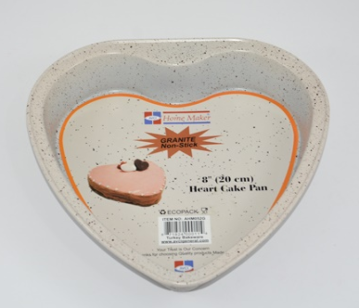 Avci HM G-AHM052G Granite 20cm Heart Shaped Cake Pan - Zoom Image