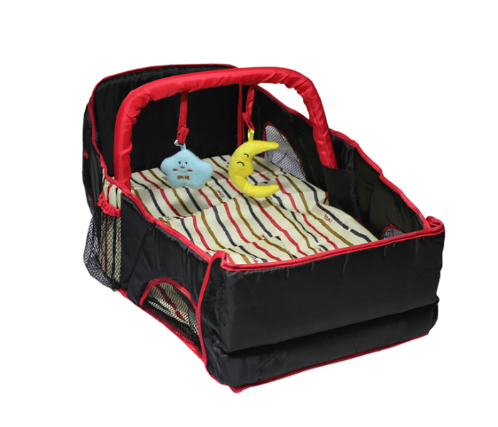 Babylove 33-308 Baby Love Travel Bed - Red - Zoom Image 1