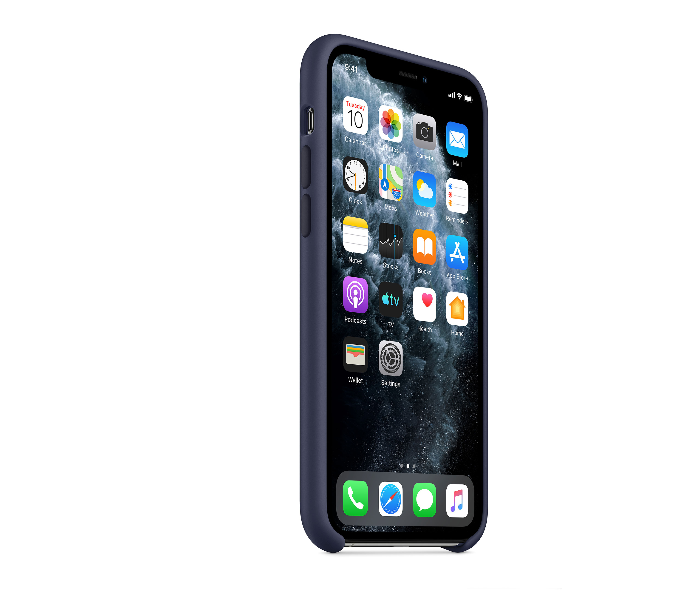 IQ Silicone Case Protector for Apple iPhone 11 Pro - Midnight Blue - Zoom Image 5