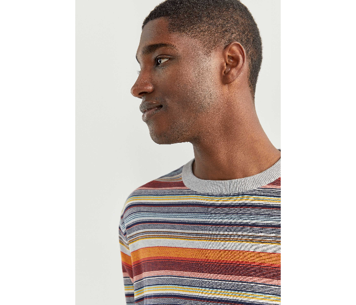 Springfield SS20 Long Sleeve Knitwear Fantasy Cotton Large For Men - Stripes - Zoom Image 2