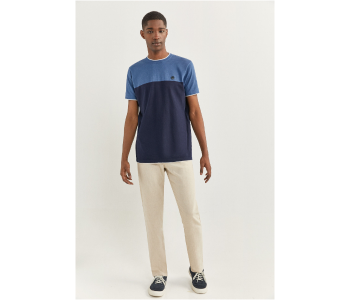 Springfield SS20 Polo T-Shirt X-Large For Men - Medium Blue - Zoom Image 4