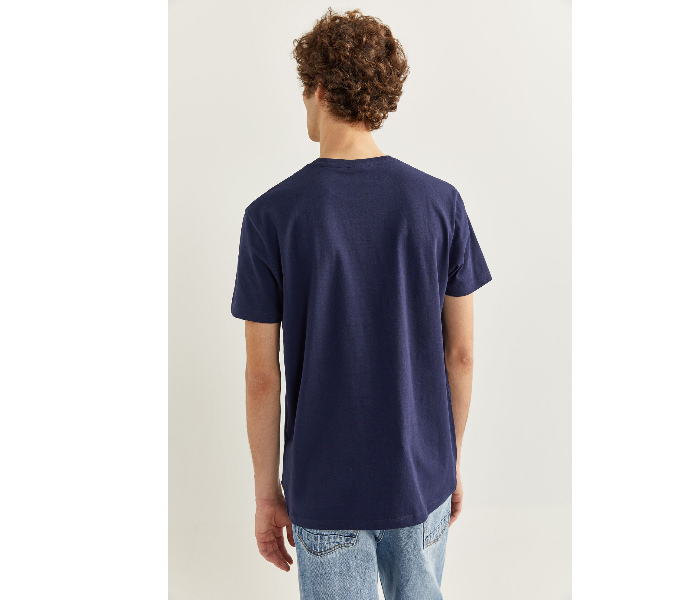 Springfield SS18 SPF Printed Short Sleeve T-shirt Medium - Medium Blue - Zoom Image 3