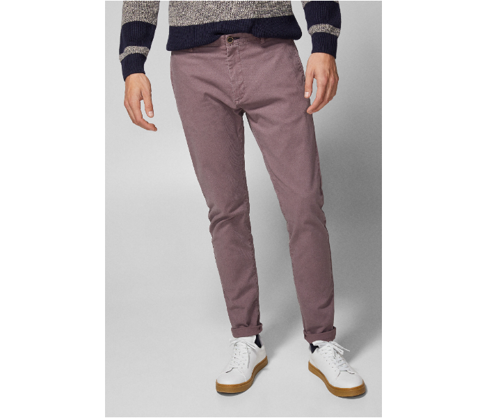 Springfield SS19 Sport Trousers Chinos EU 50 For Men - Light Purple - Zoom Image 2