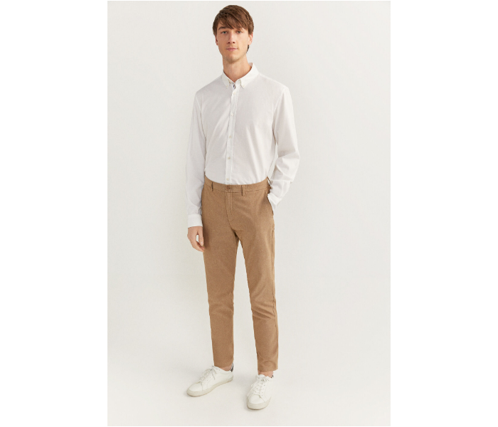 Springfield SS20 Solid Sport Trousers Chinos EU 42 For Men - Camel - Zoom Image 1