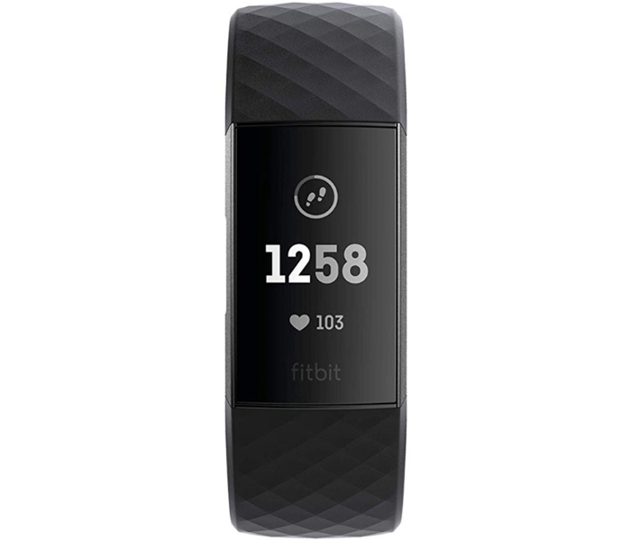 Fitbit Charge 3 Fitness Tracker - Black - Zoom Image 1