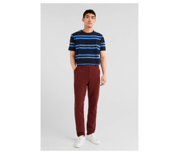 Springfield SS19 Solid Sport Trouser Chinos EU 50 For Men - Wine - Zoom Image 4